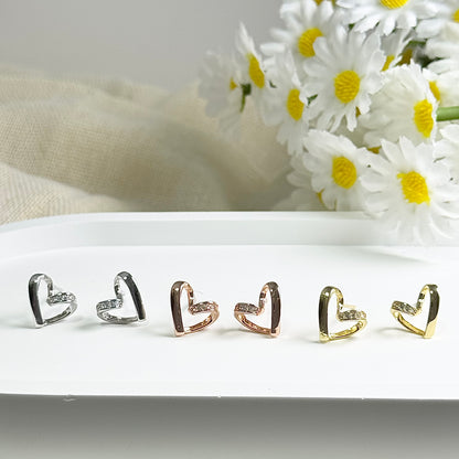 Sweetheart Stud Earrings