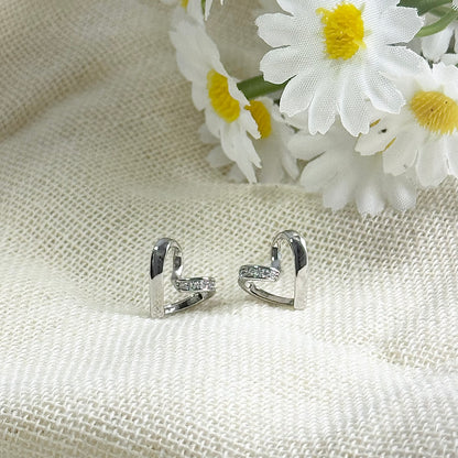 Sweetheart Stud Earrings