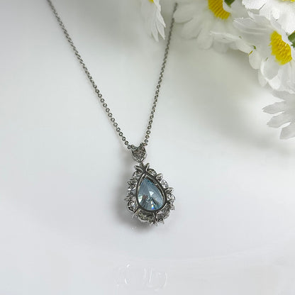 Brilliant Azure Pendant Necklace