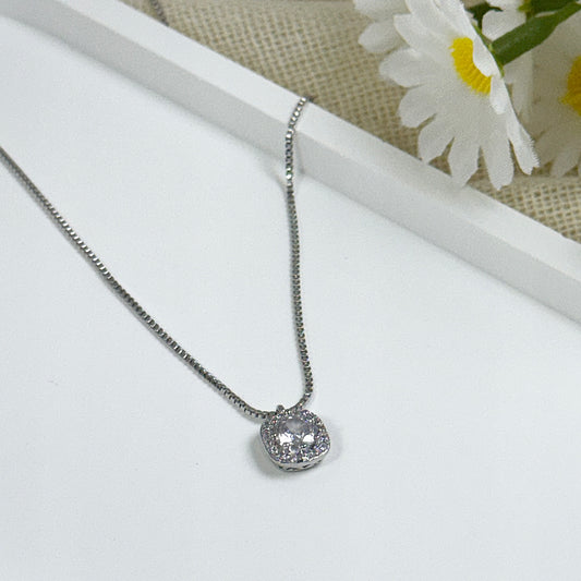 Stellar Asscher Necklace